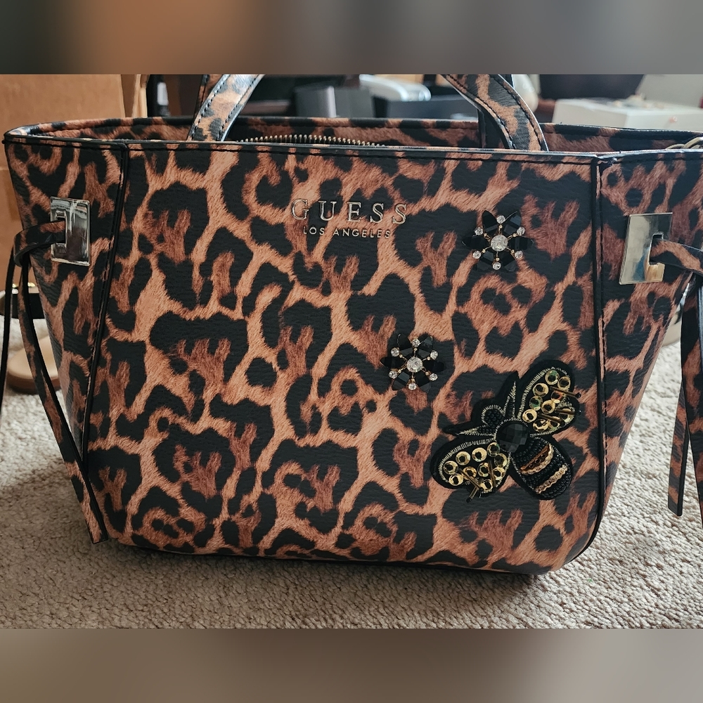 Guess animal print bag.